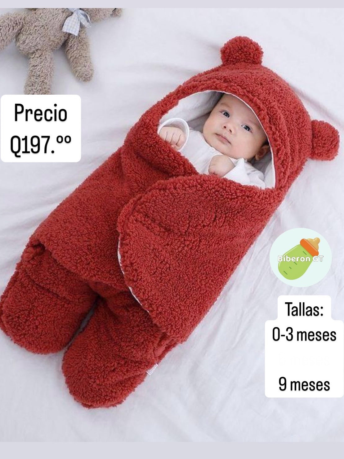 sleeping / saquito de dormir - rojo