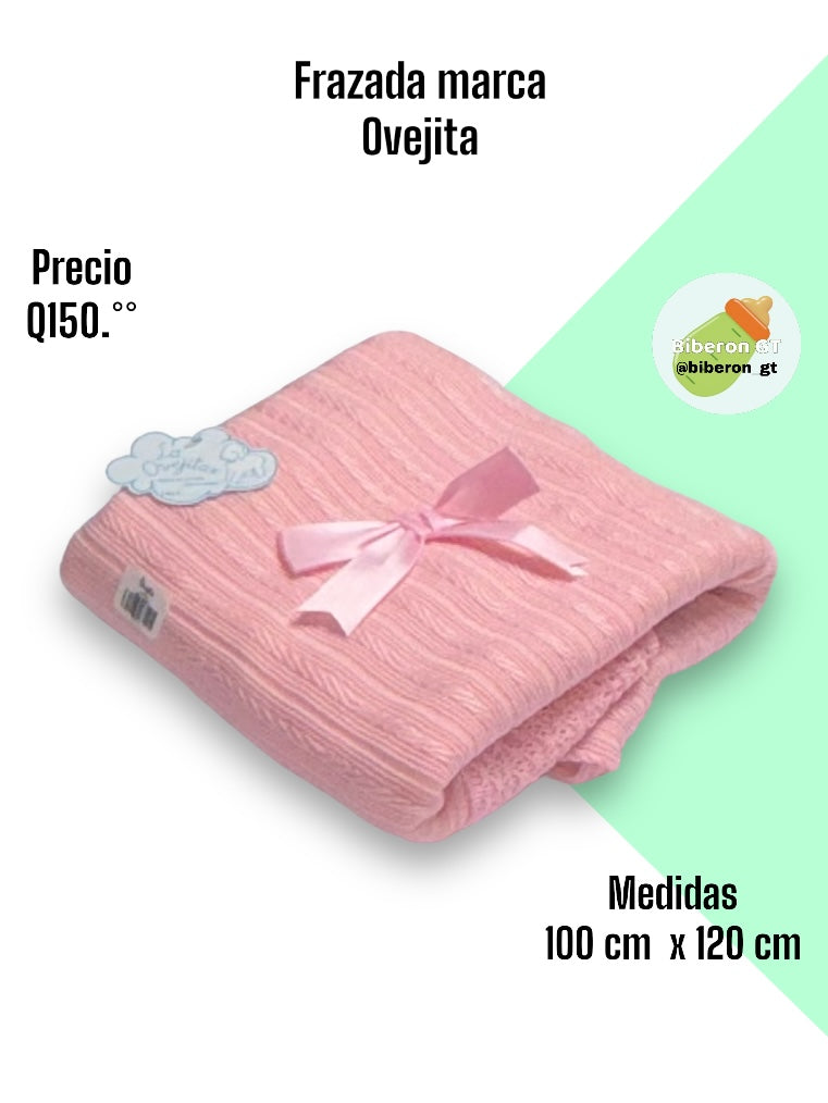Frazada La Ovejita - Rosada