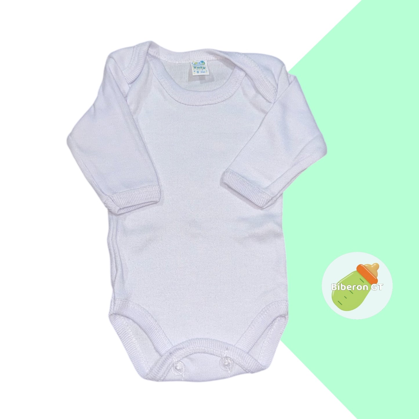 Body blanco manga larga