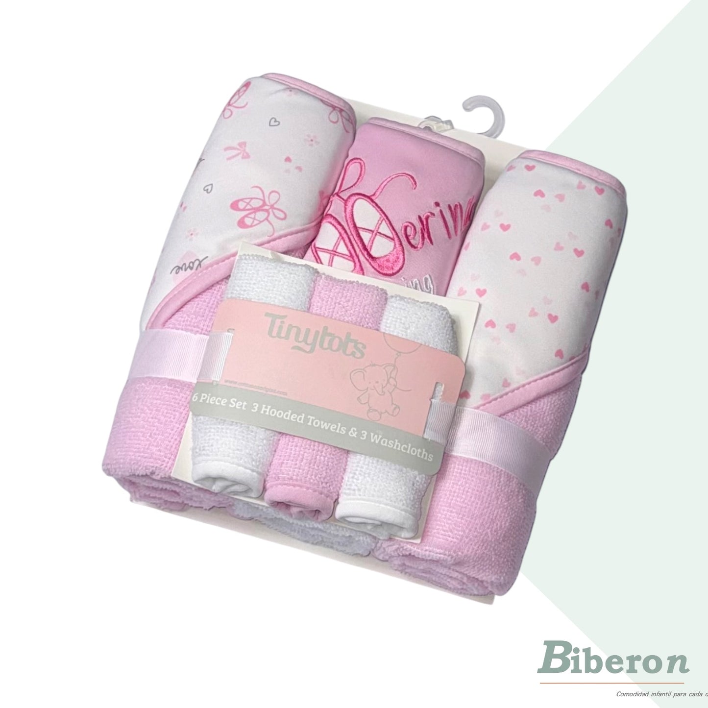 Set de toallas para niña