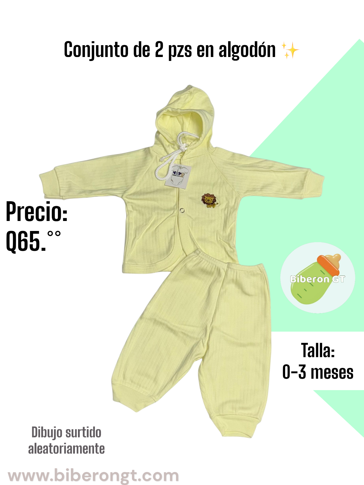 Conjunto de 2 pzs - Sueter y pantalón