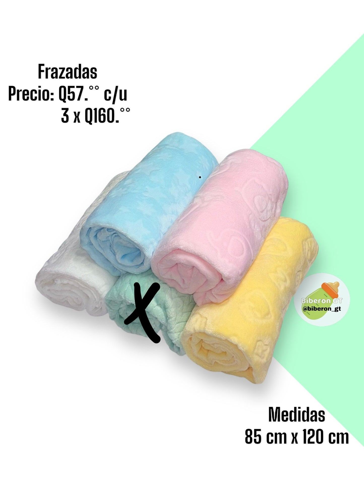 Frazadas colores lisos