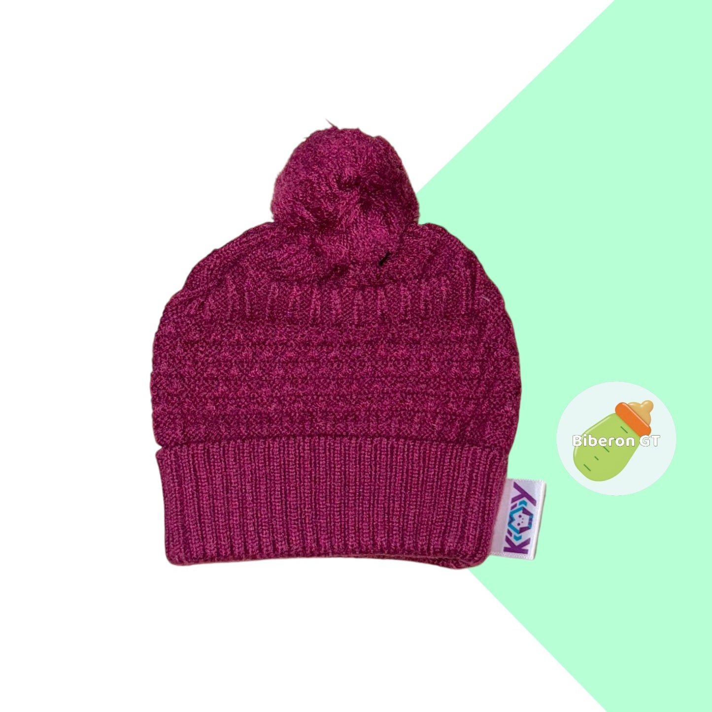 Gorra de lana hipoalergénica - 0-3 meses