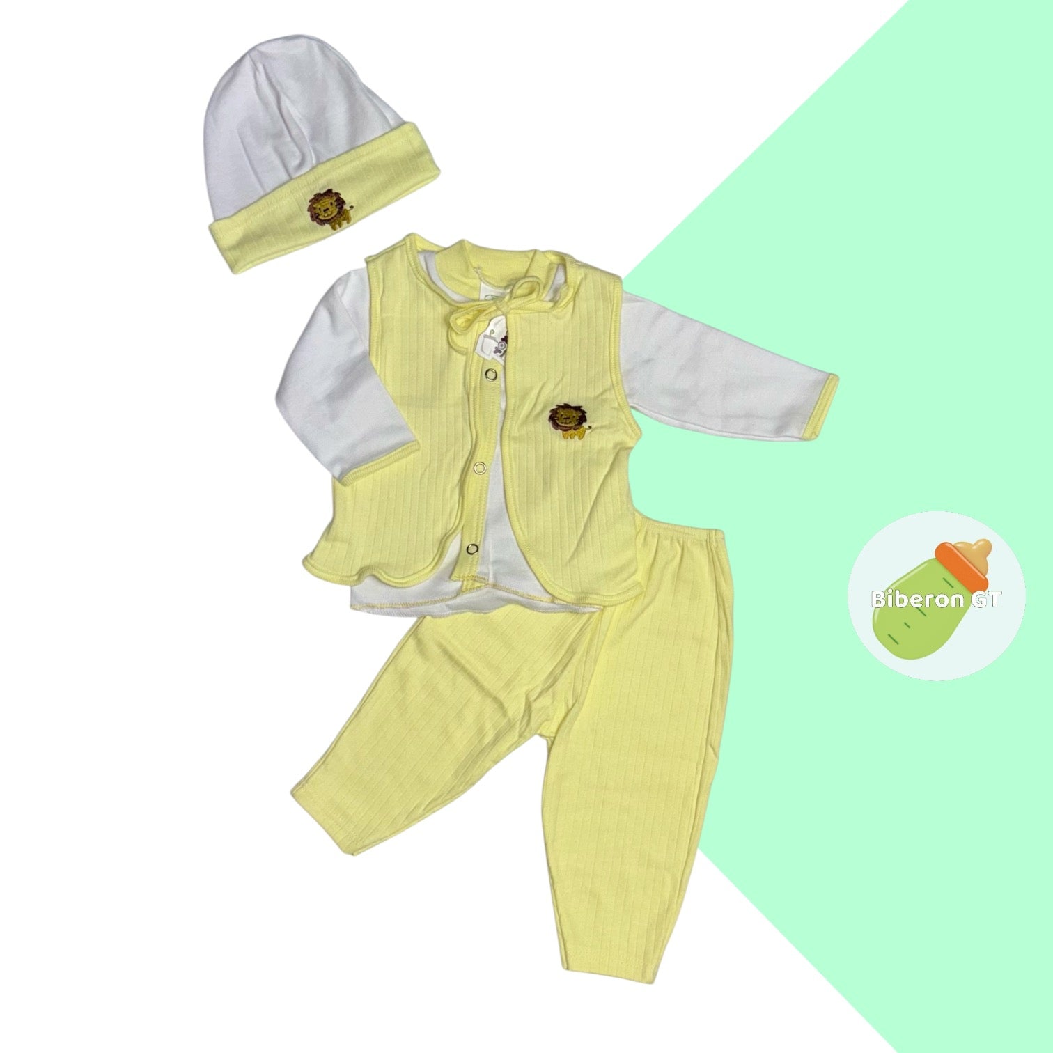 Conjunto de 4 pzs - algodón