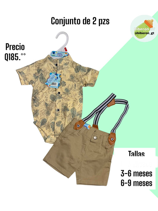 Conjunto de camisa y short