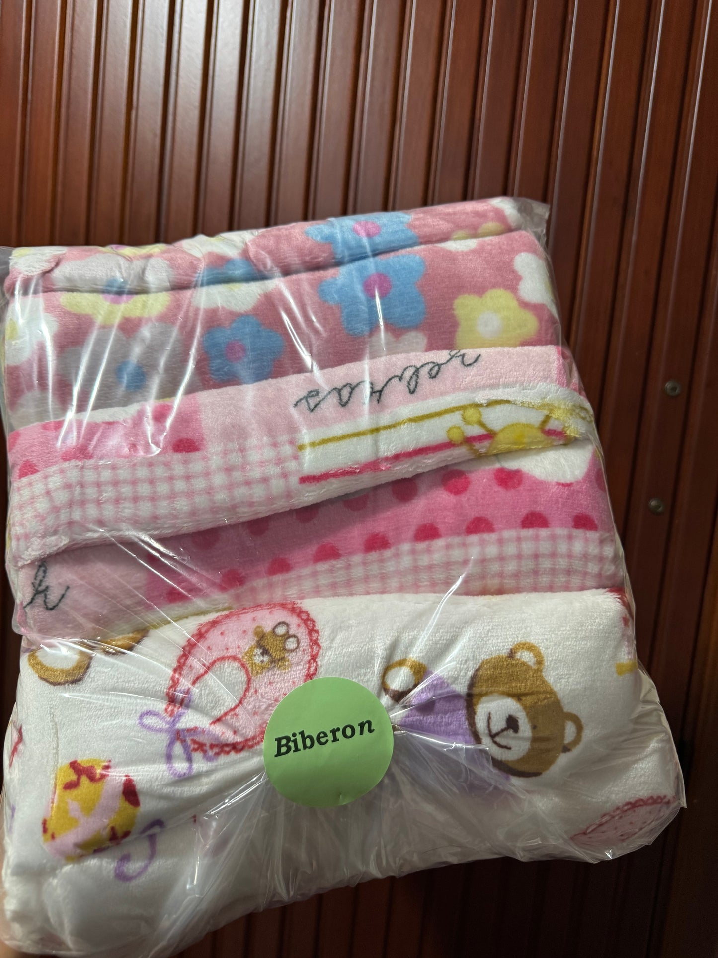 Frazadas fleece - flores, animalitos y ositos