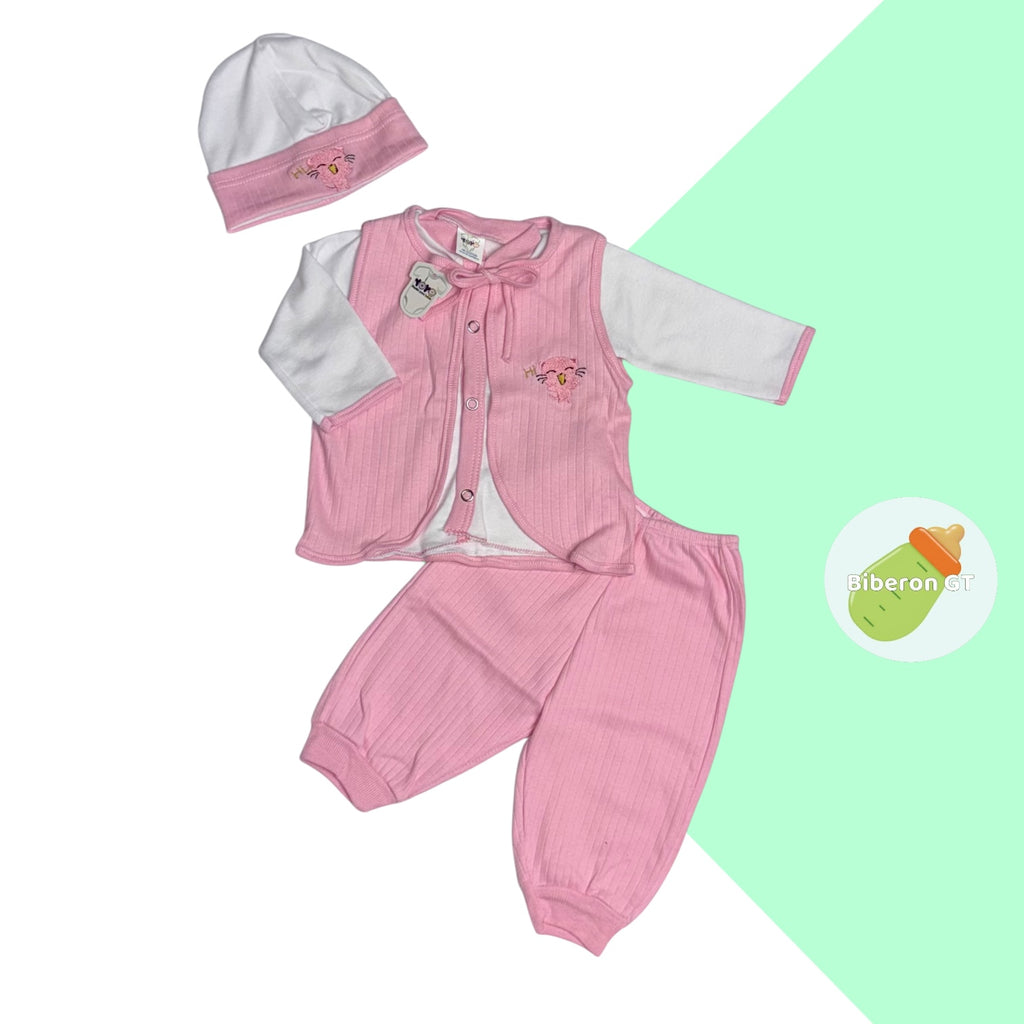 Conjunto de 4 pzs - algodón