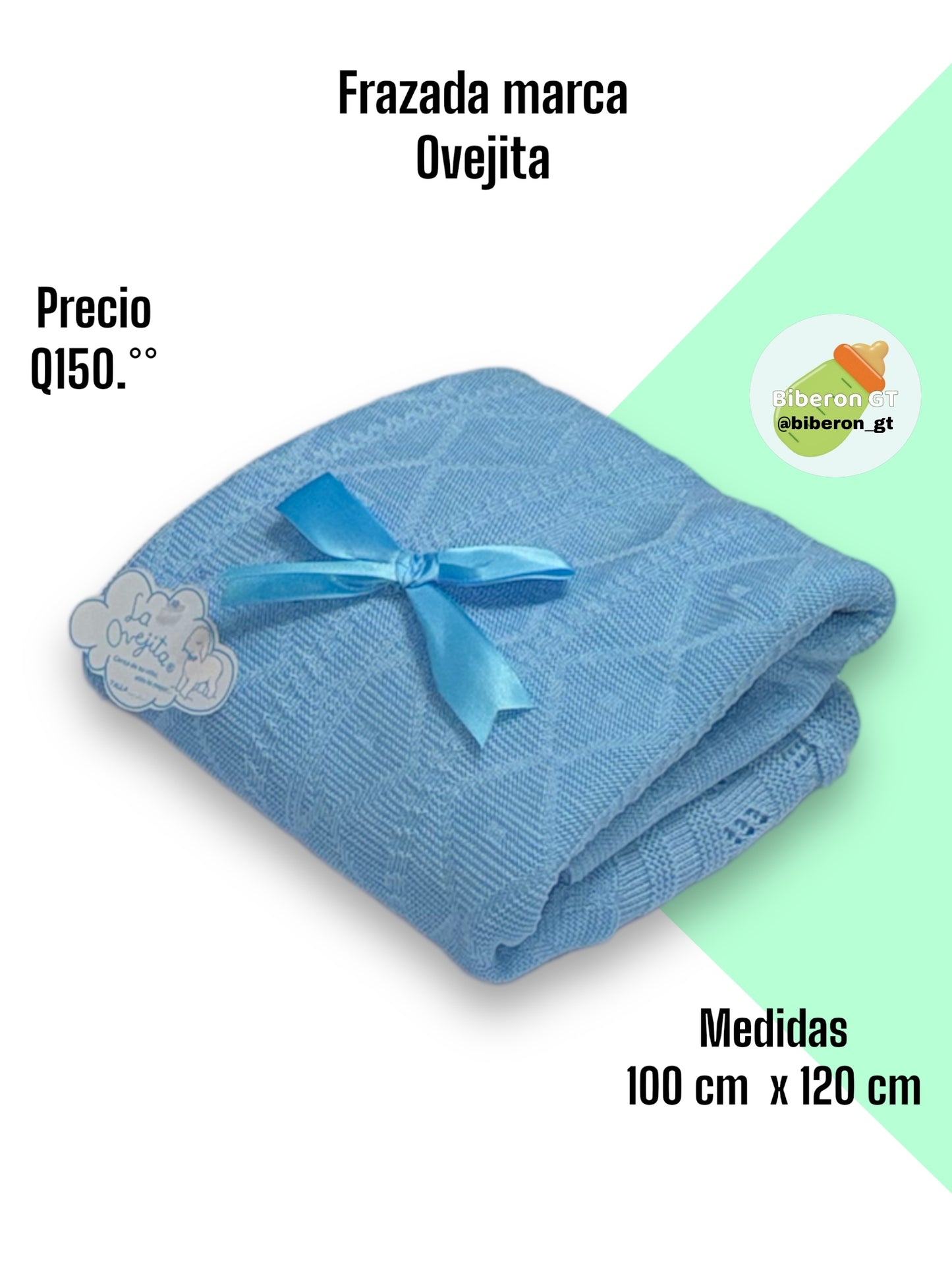 Frazada La Ovejita - Celeste