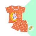 Conjunto de short - conejo naranja