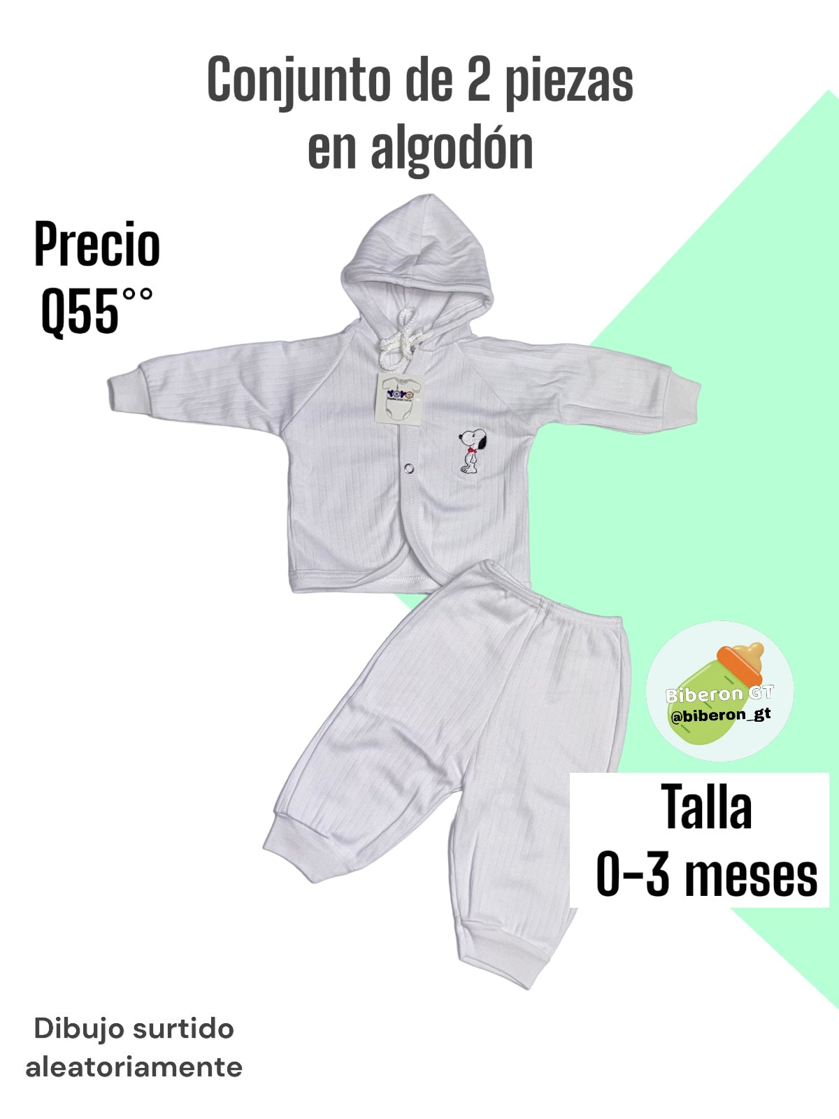 Conjunto de 2 pzs - blanco