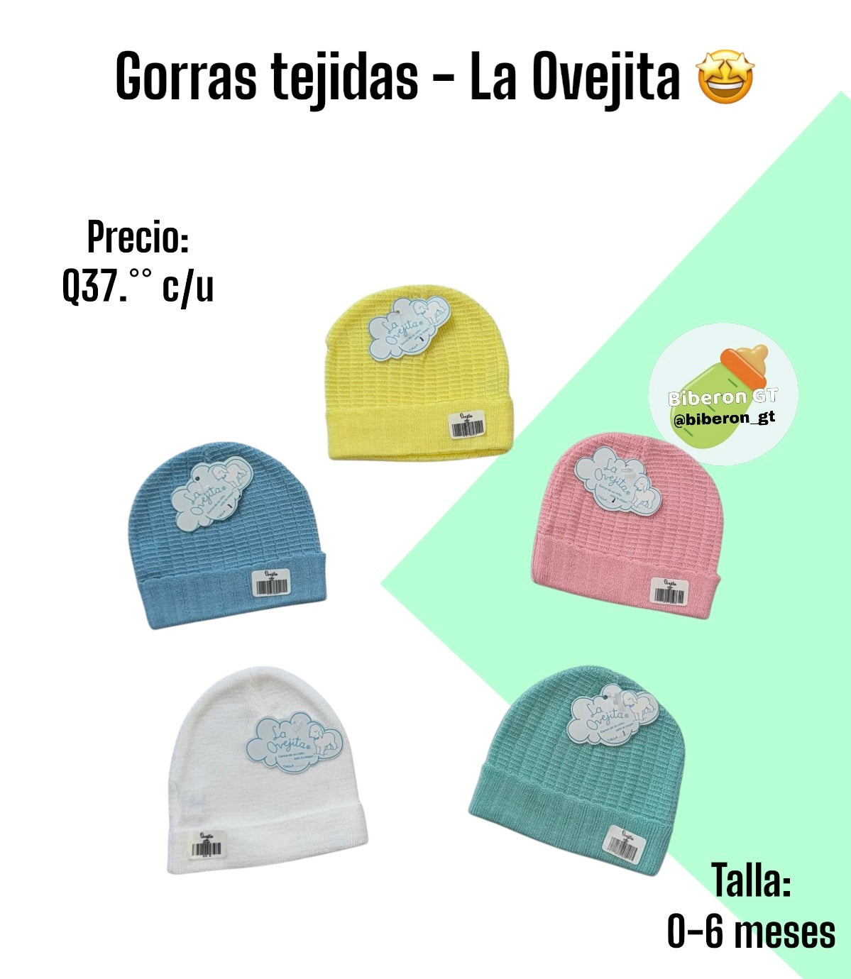 Gorra tejida - La Ovejita