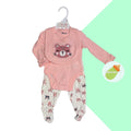 Conjunto de 3 pzs - rosa de flores