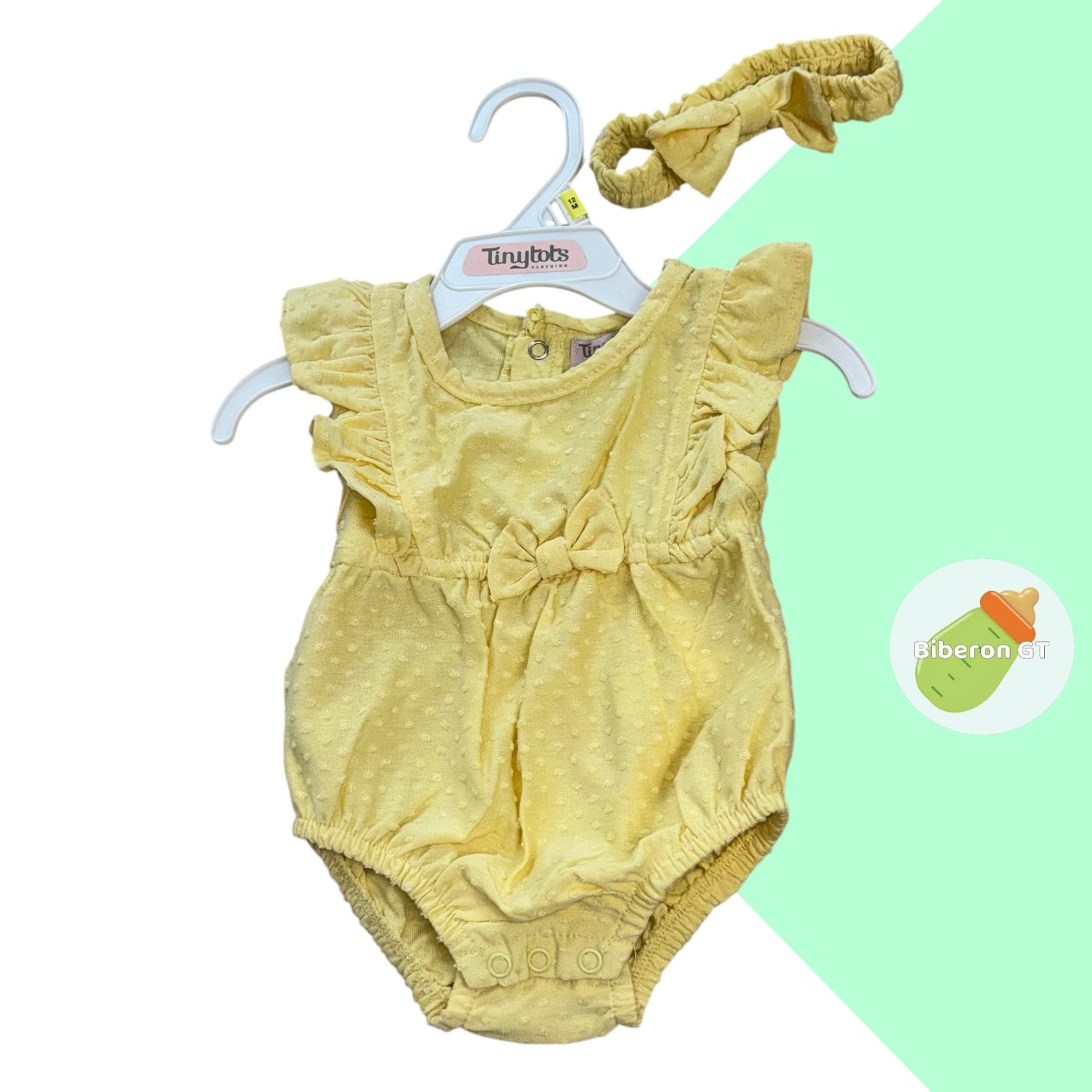 Mono amarillo con diadema