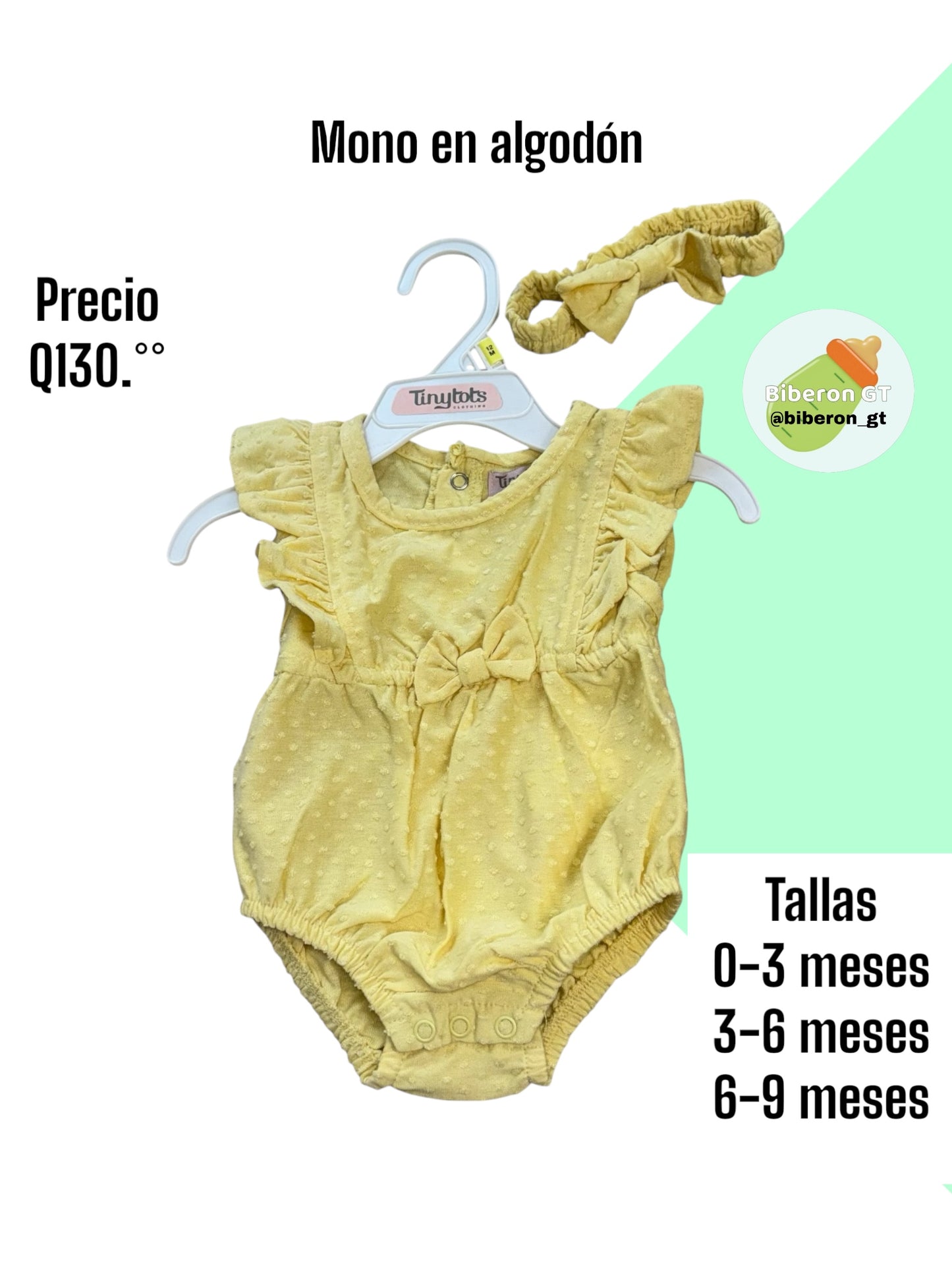 Mono amarillo con diadema