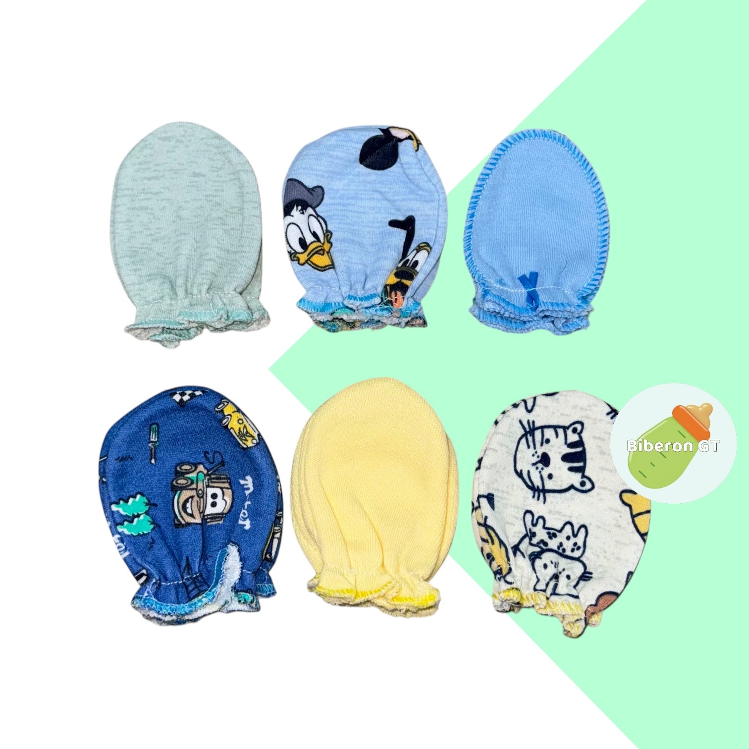 Paq. 6 pares de guantes