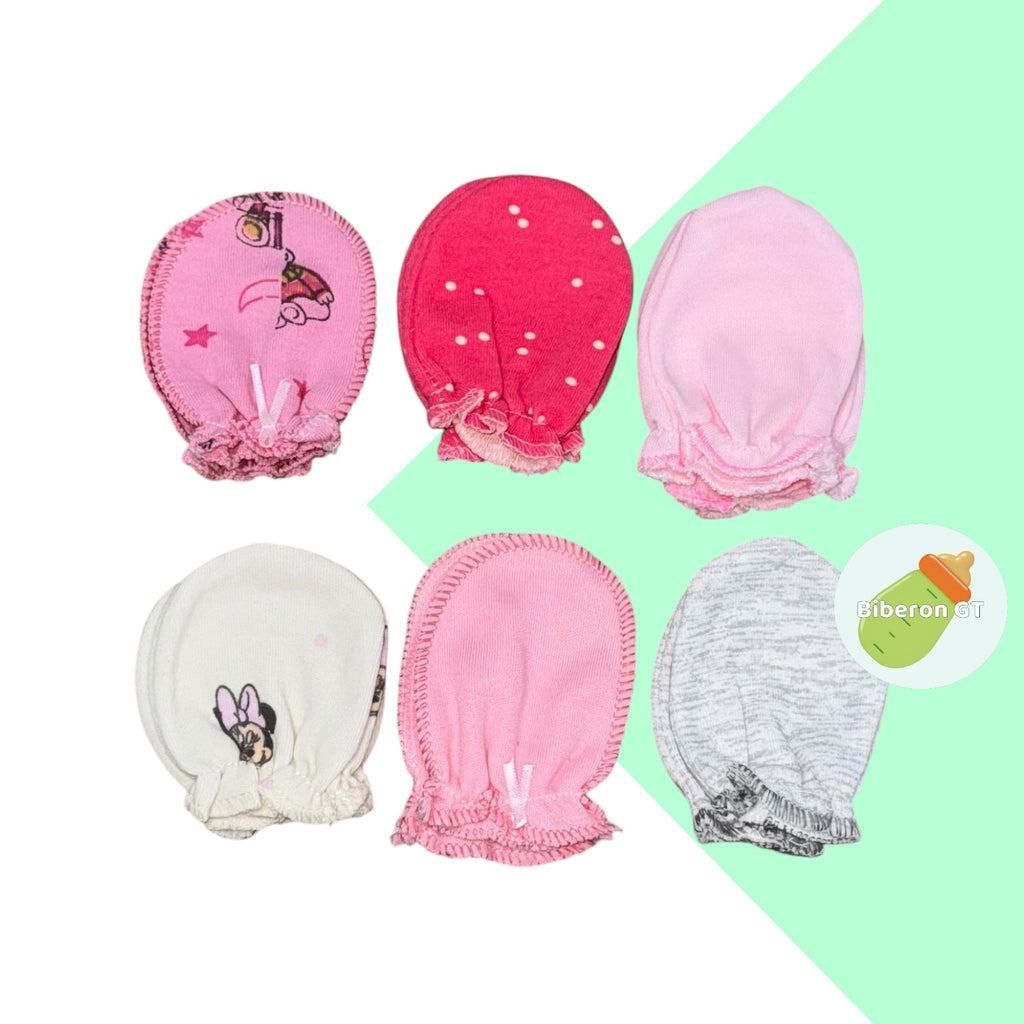 Paq. 6 pares de guantes