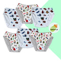 Paquete de 6 calzoncillos para niño - Estampados blancos y grises