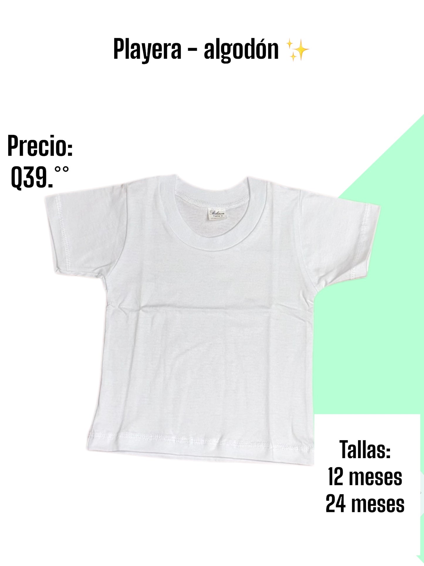 Playera básica - blanca