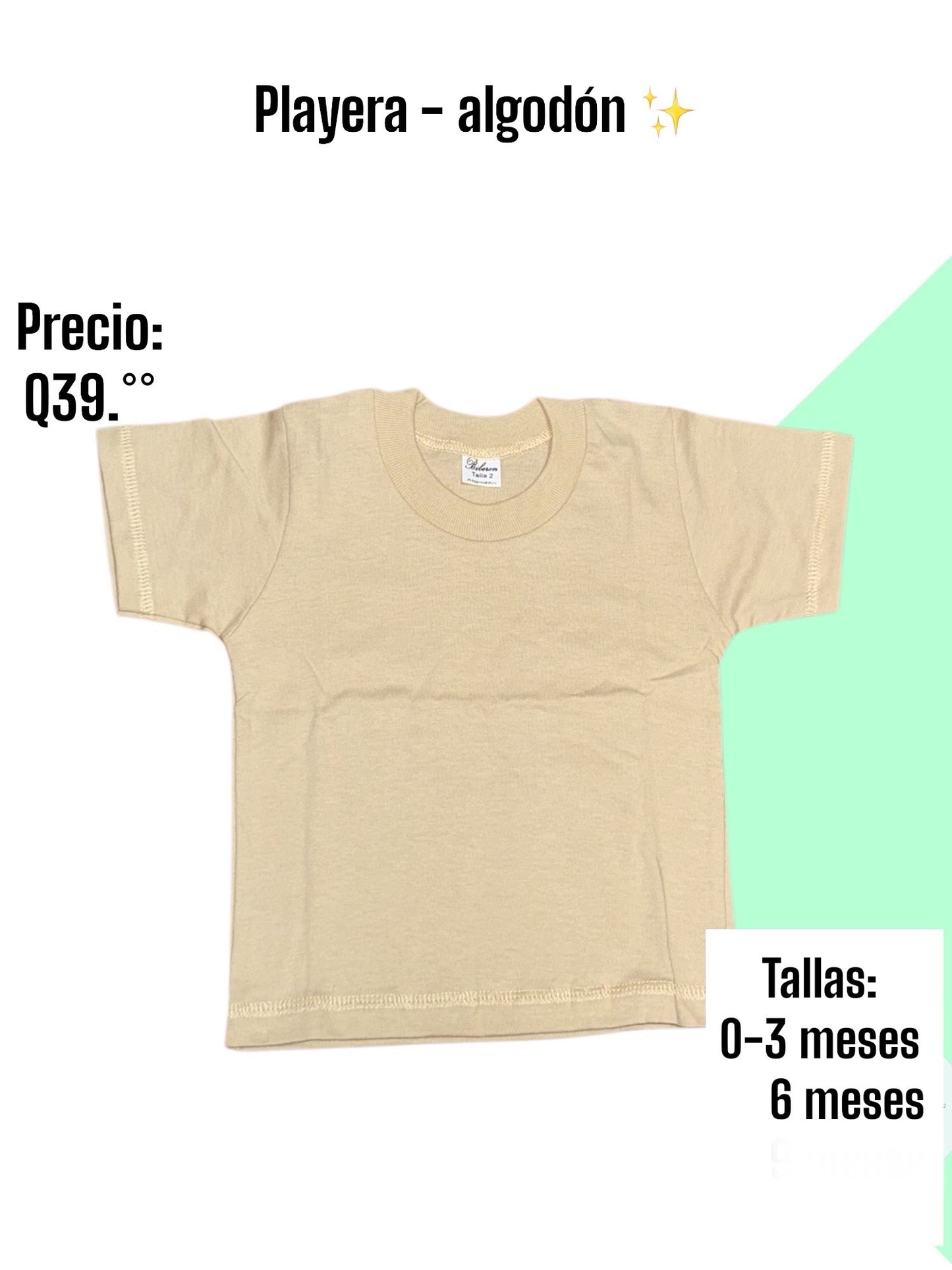 Playera básica - beige