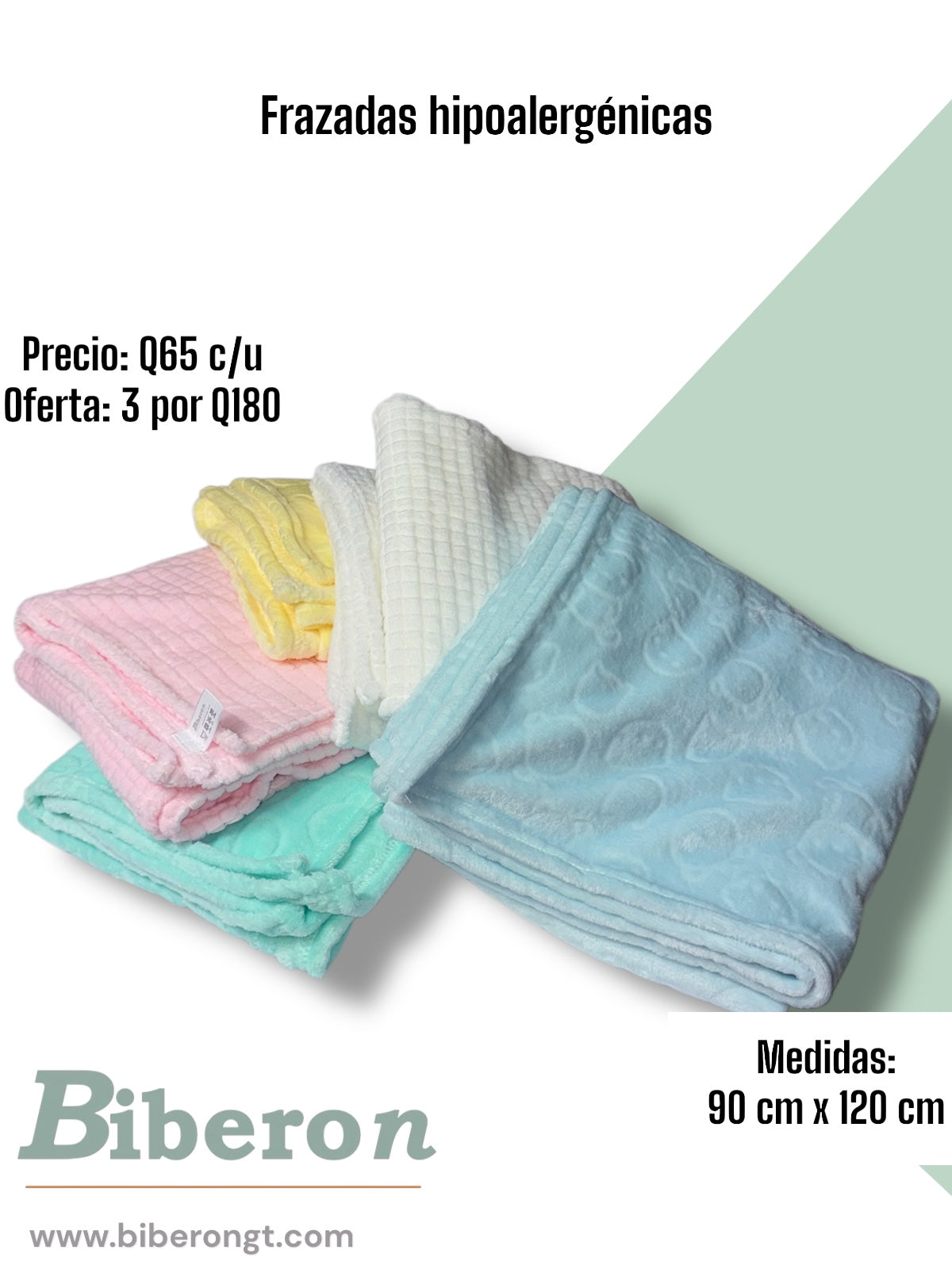 Frazadas fleece - colores lisos