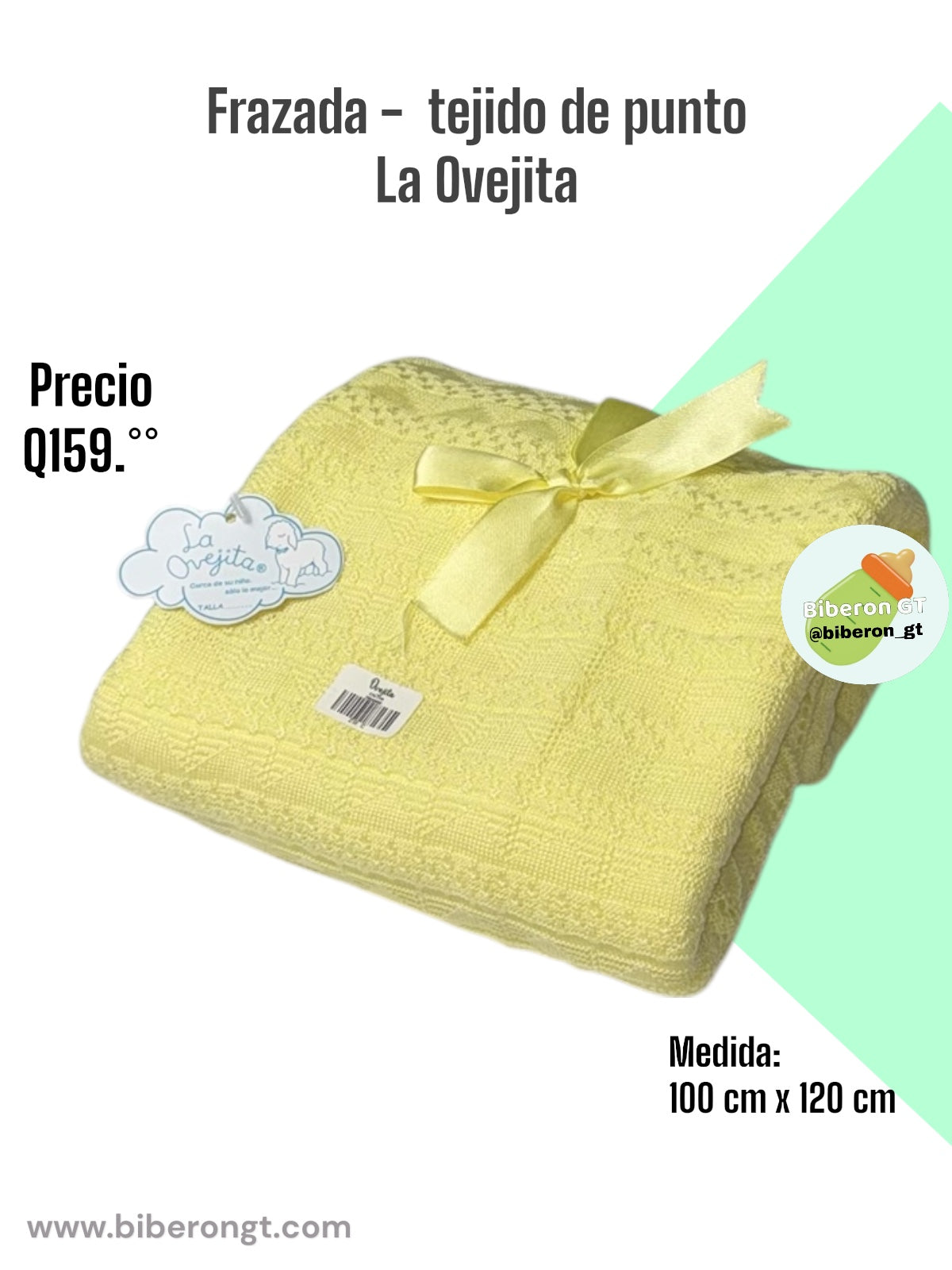 Frazada La Ovejita - Tejido De Punto