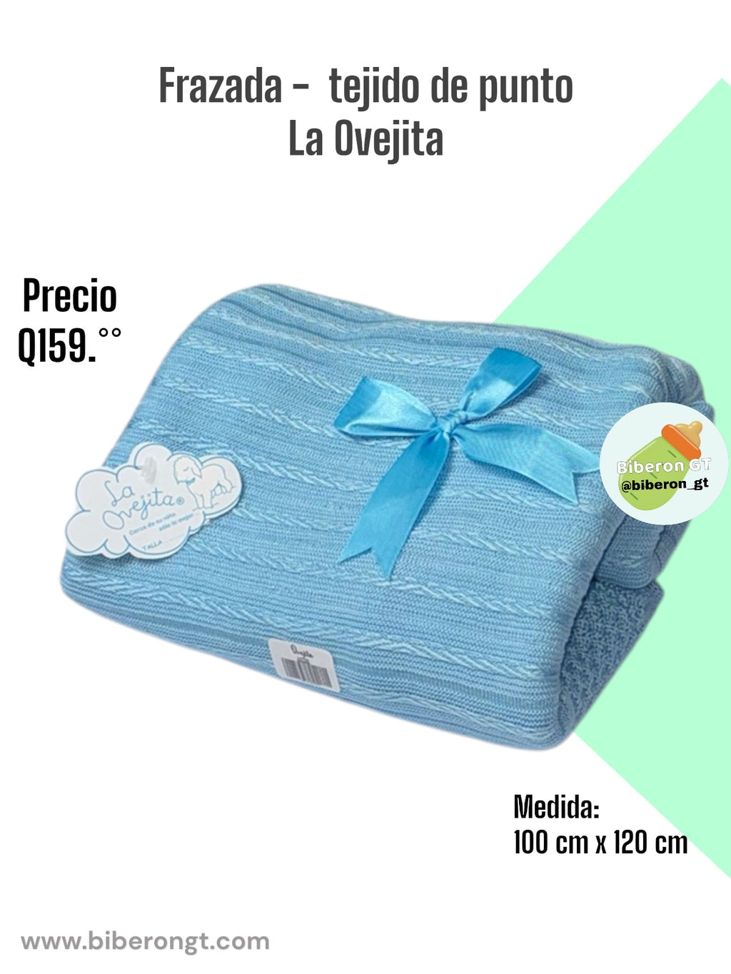 Frazada La Ovejita - Tejido De Punto