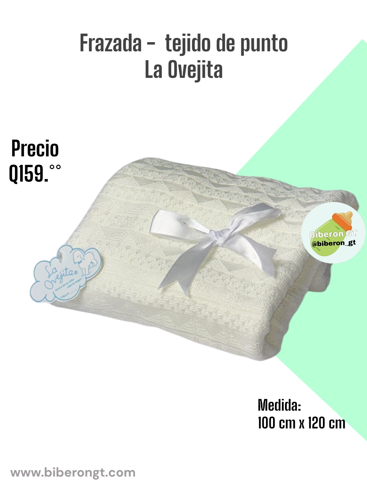 Frazada La Ovejita - Tejido De Punto