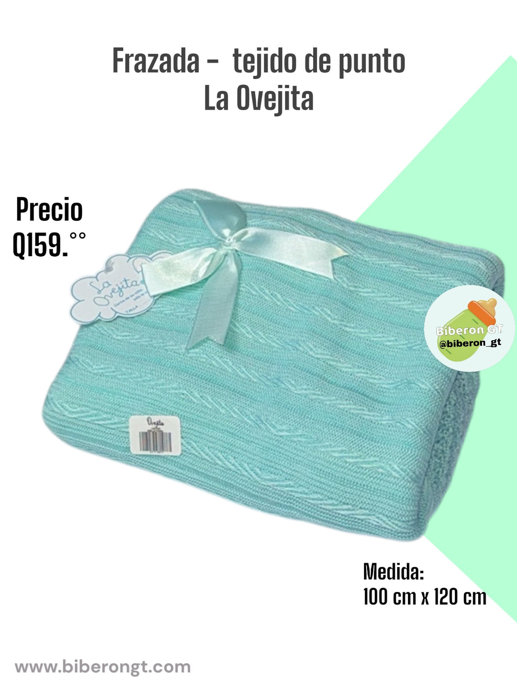 Frazada La Ovejita - Tejido De Punto