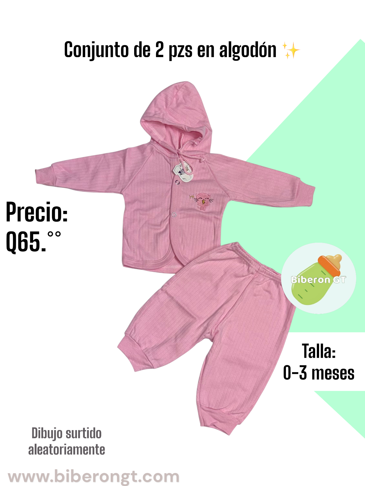 Conjunto de 2 pzs - Sueter y pantalón