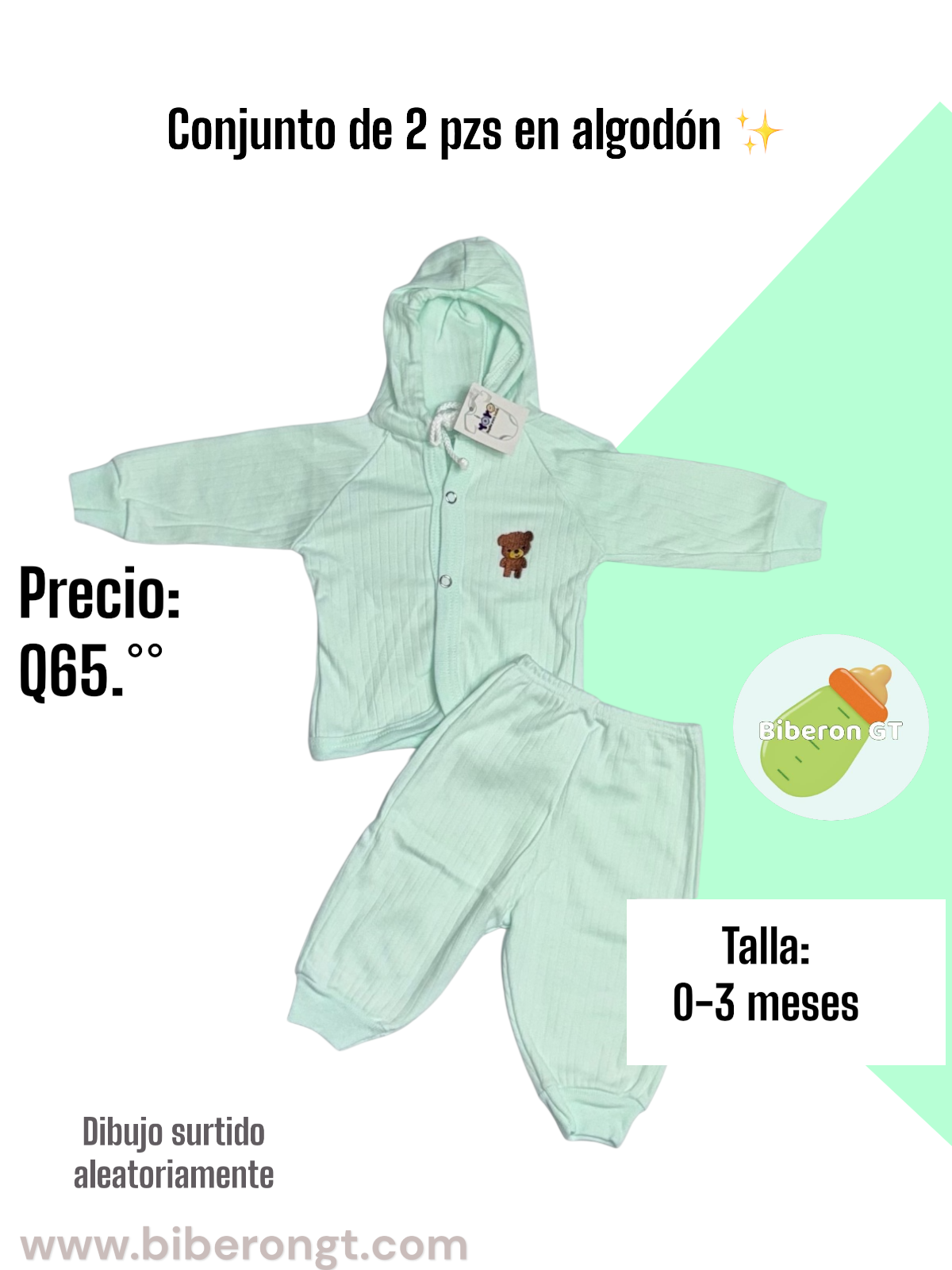 Conjunto de 2 pzs - Sueter y pantalón