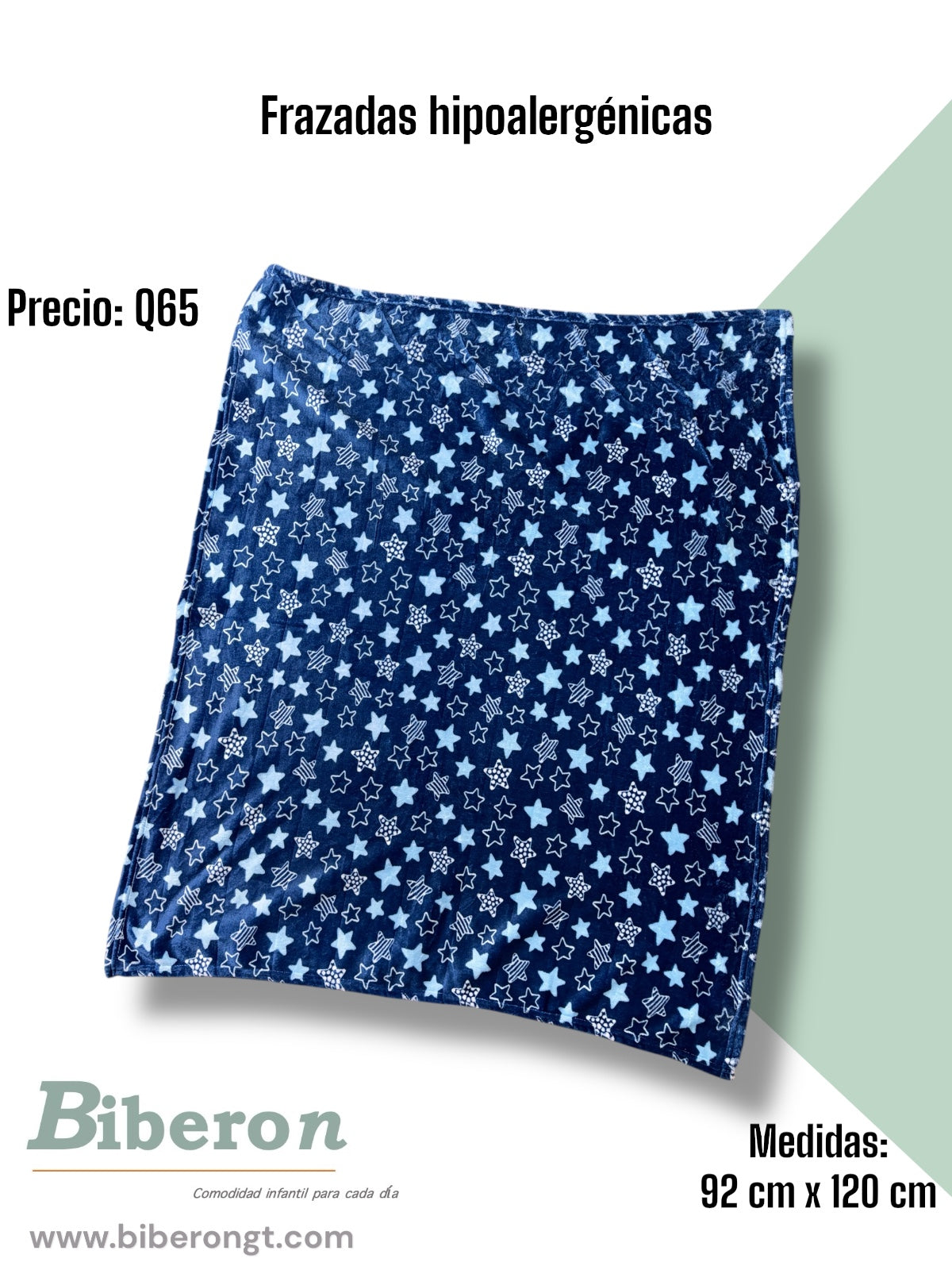 Frazadas fleece - Estampadas - Celeste / azul