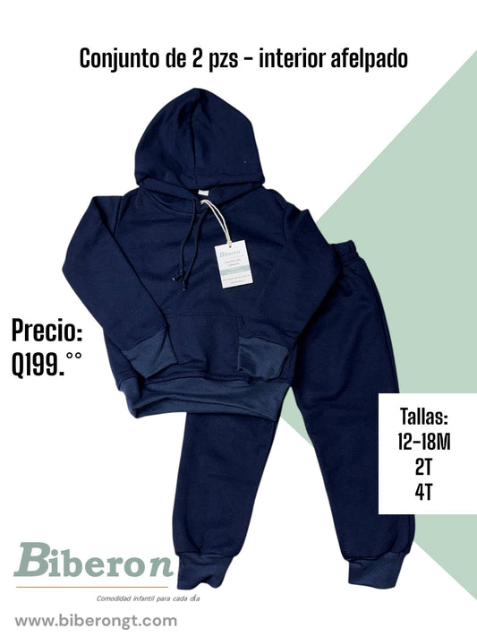 Conjunto de 2 pzs - interior afelpado