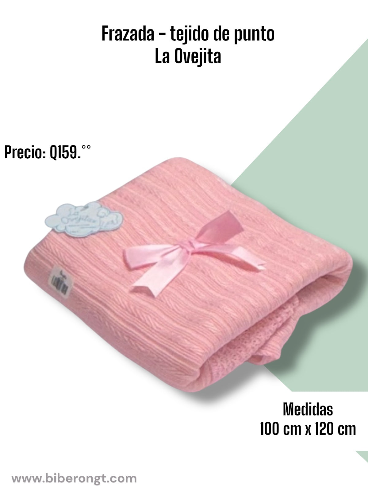 Frazada La Ovejita - Tejido De Punto