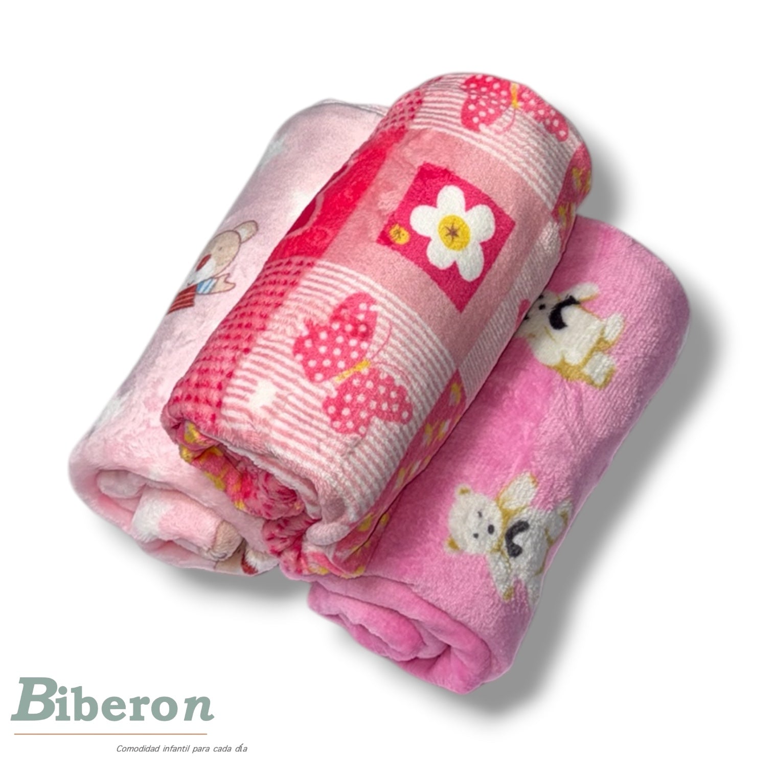 Frazadas fleece - Estampadas para niña