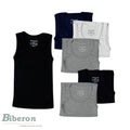 Set de 6 camisetas interiores  - colores básicos para niño