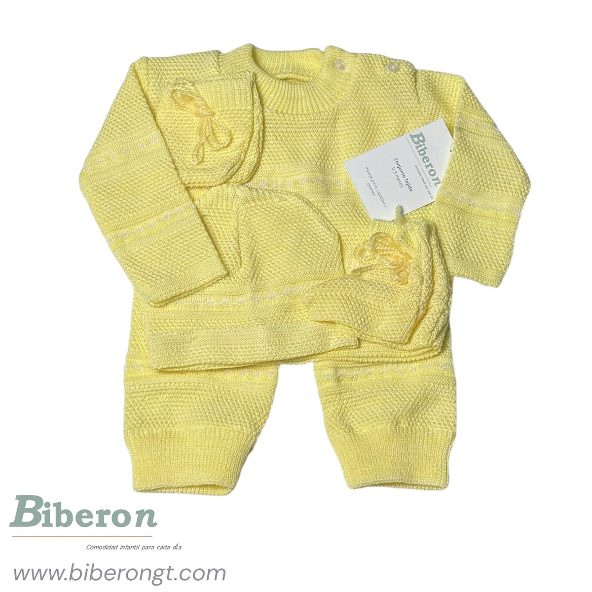 Conjunto tejido - 5 pzs
