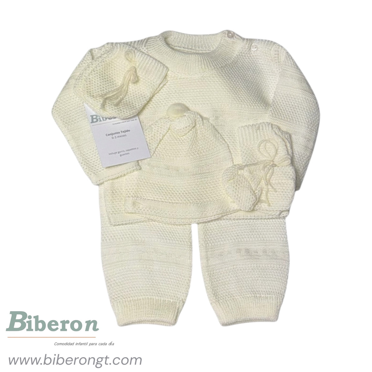 Conjunto tejido - 5 pzs