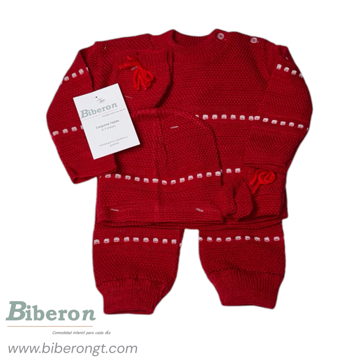 Conjunto tejido - 5 pzs