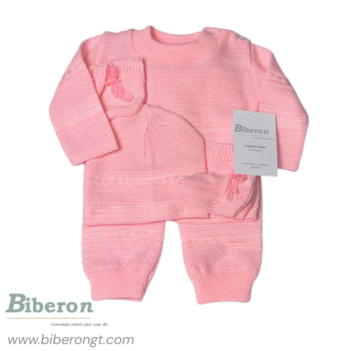 Conjunto tejido - 5 pzs