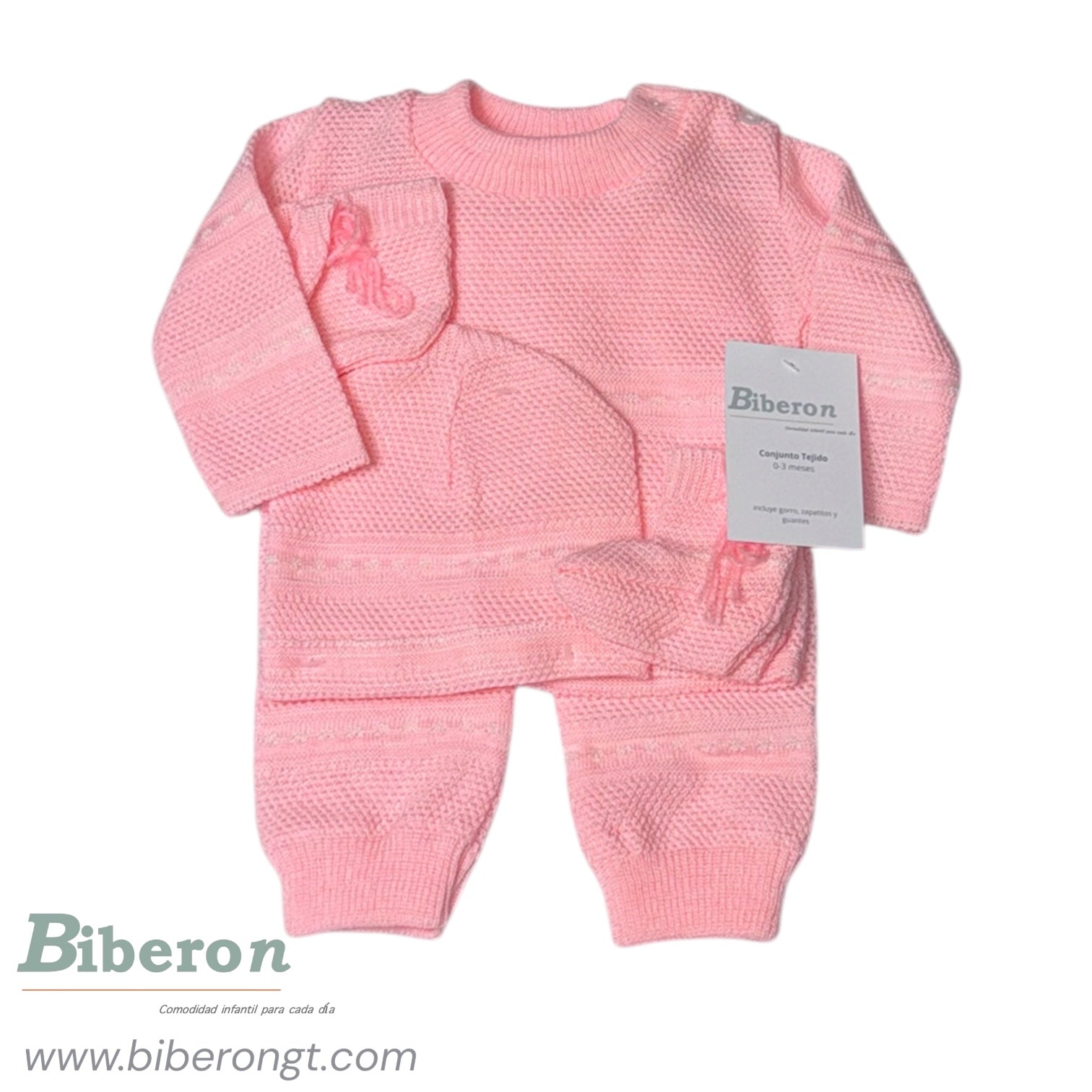 Conjunto tejido - 5 pzs
