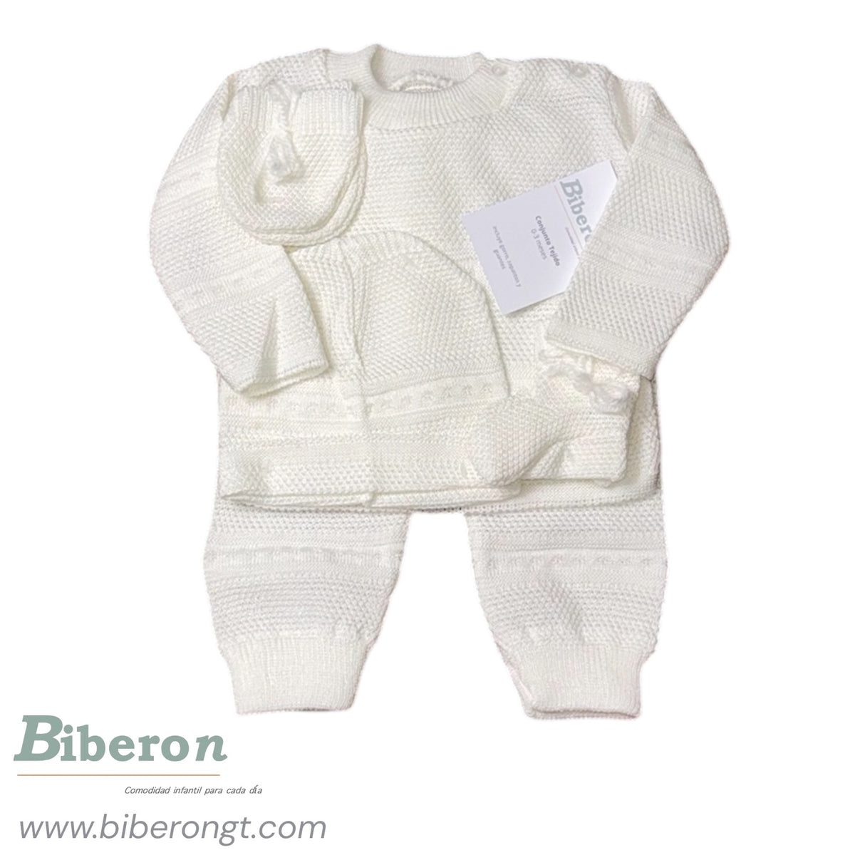 Conjunto tejido - 5 pzs