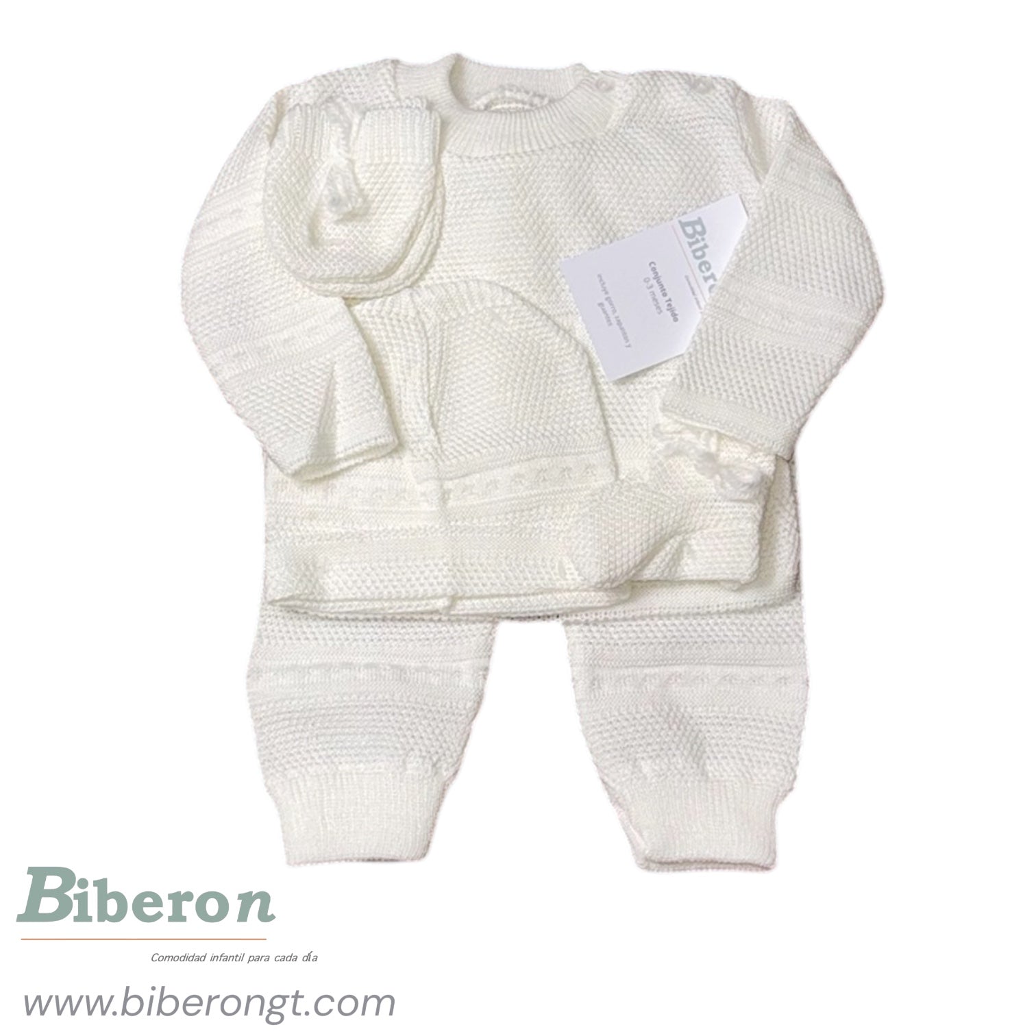 Conjunto tejido - 5 pzs
