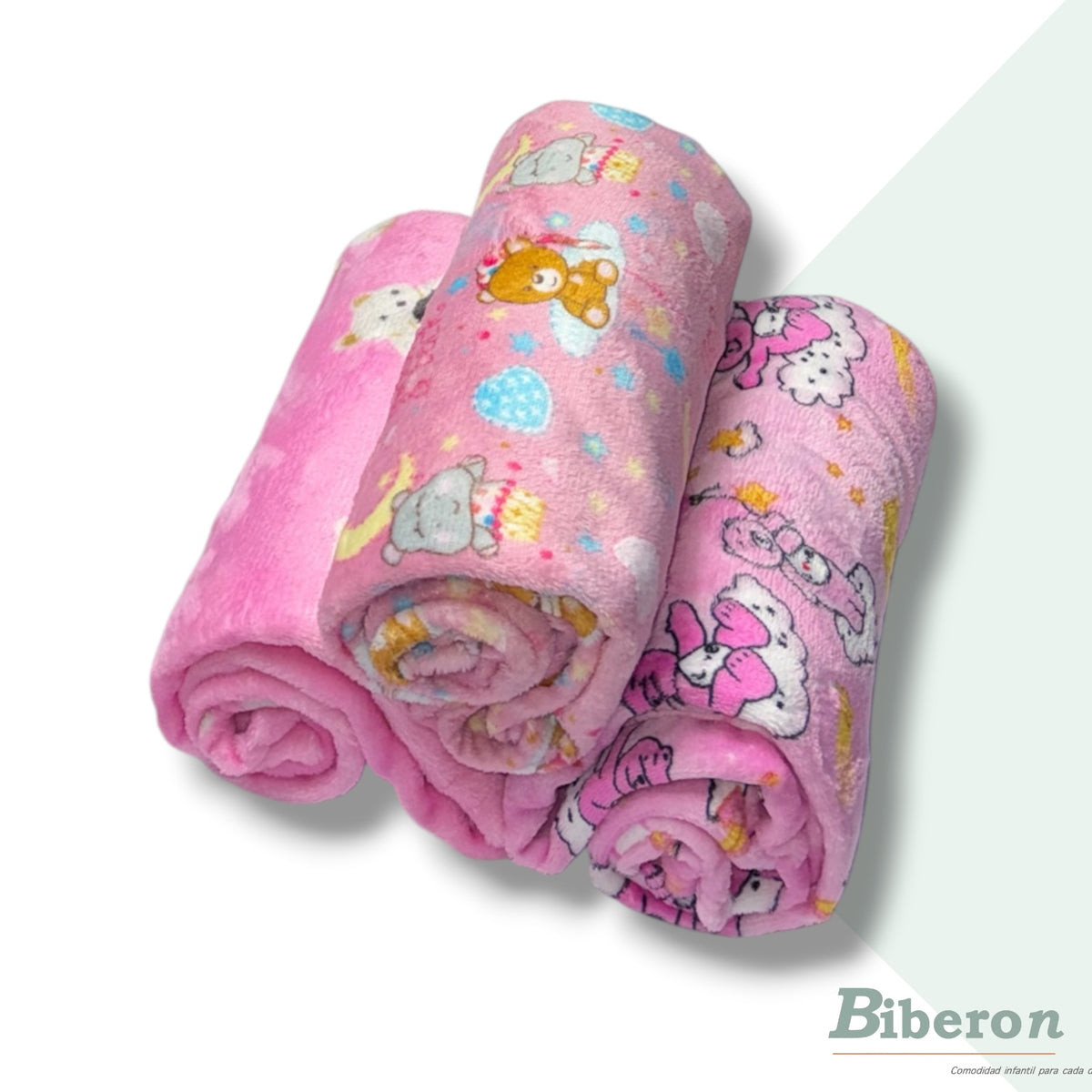 Frazadas fleece - Estampadas para niña
