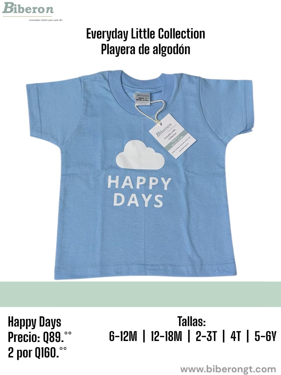 Everyday Little Collection - Playeras 100% algodón