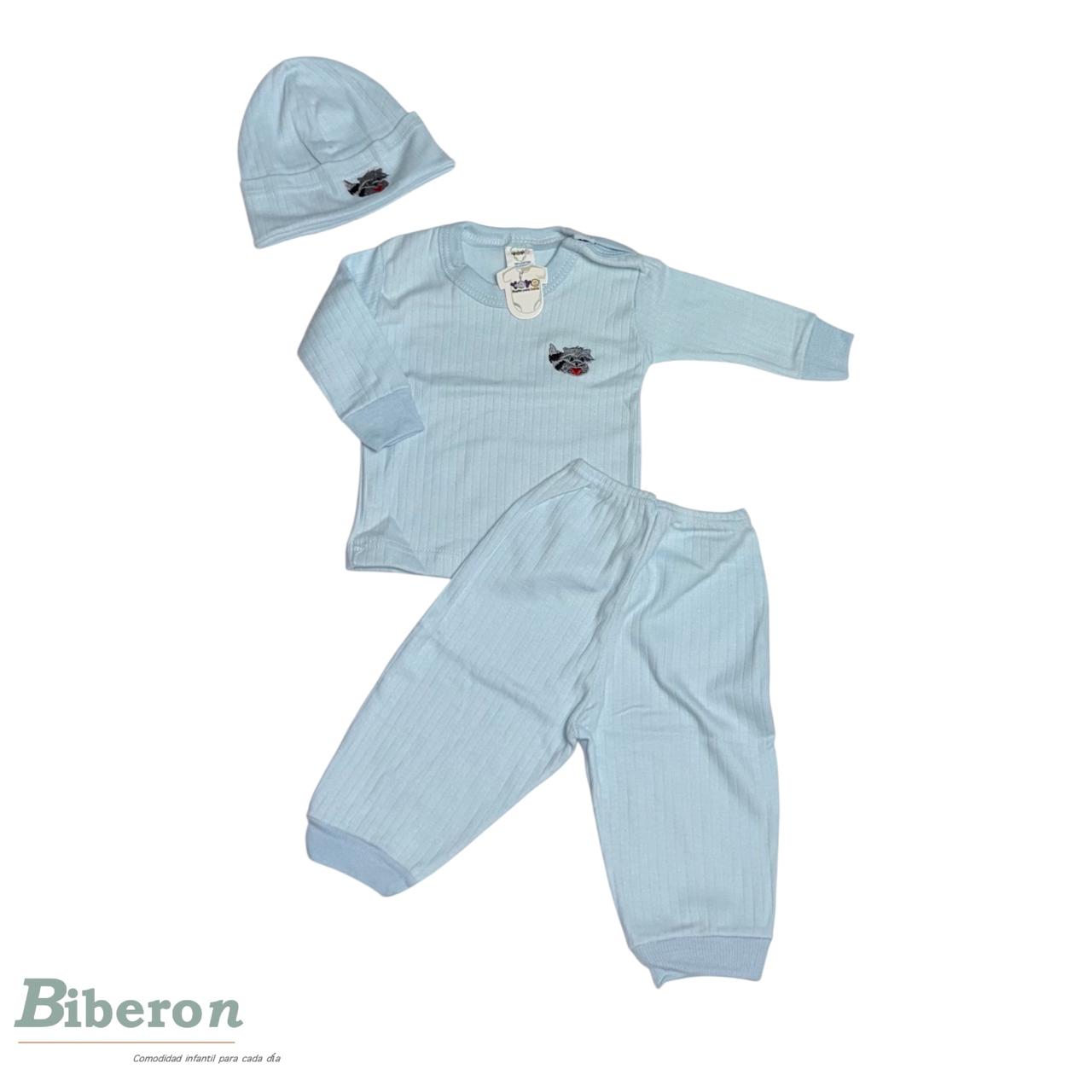 Conjunto de 3 piezas 0-3 meses