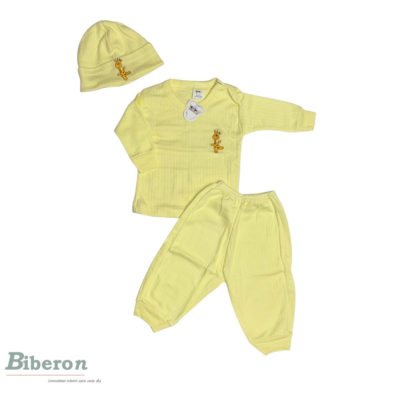 Conjunto de 3 pzs - amarillo